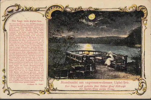 Eutin, Mondnacht am sagenumwobenen Uglei See, gelaufen