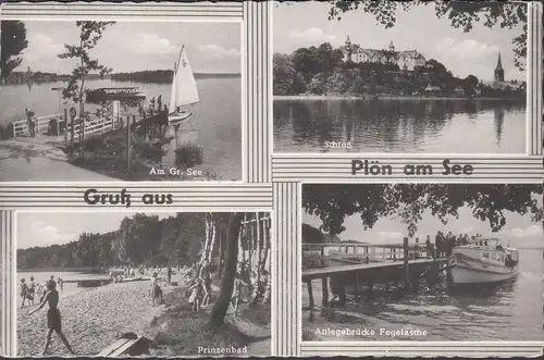 Plône, château, pont d'amarrage Sac Fegetbad, Princes, couru 1961