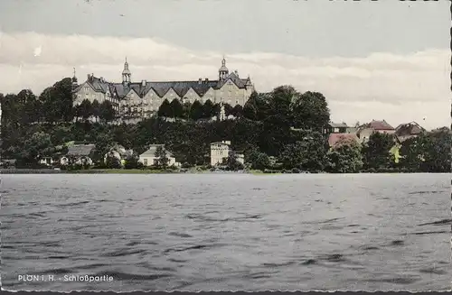 Plön, Schlosspartie, gelaufen 1962
