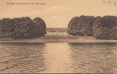 Güby, Schloss Louisenlund, ungelaufen- datiert 1927