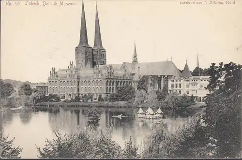 Lübeck, Dom und Museum, ungelaufen