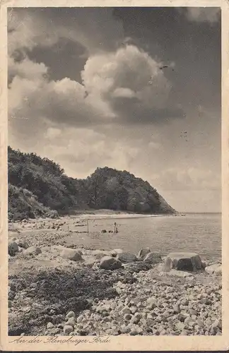 Flensburg, An der Flensburger Förde, gelaufen 1938