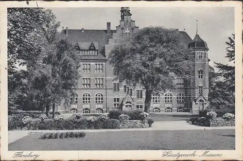 Flensburg, Kunstgewerbe Museum, gelaufen 1939