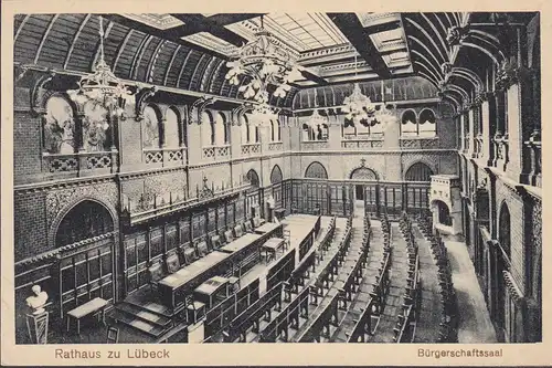 Lübeck, salle de la citoyenneté, incurvée