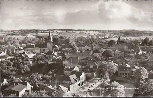 Lütjenburg, vue de la tour de bismarkt, incurvée