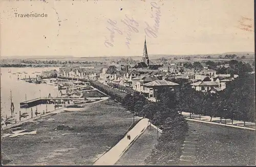 Travemünde, vue totale, 1915