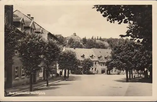 Bad Gottleuba, Marktplatz, gelaufen 1957