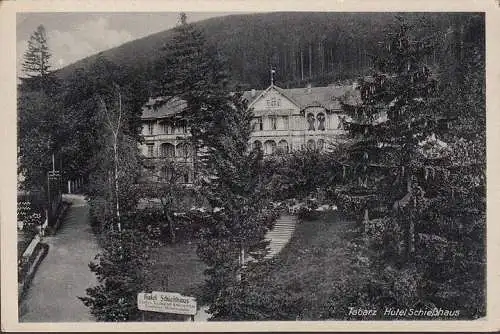 AK Bad Tabarz, Hotel Schießhaus, Villa Echarti, Villa Anna, ungelaufen