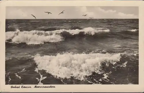 Bansin, Meeresrauschen, Möwen, gelaufen 1956