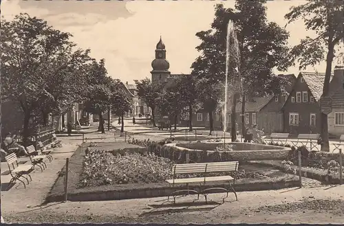 Frauenwald, Platz des Friedens, gelaufen 1962