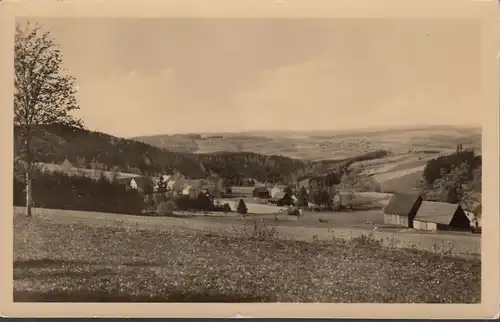 Lengefeld, devant, vue sur la ville, couru en 1960