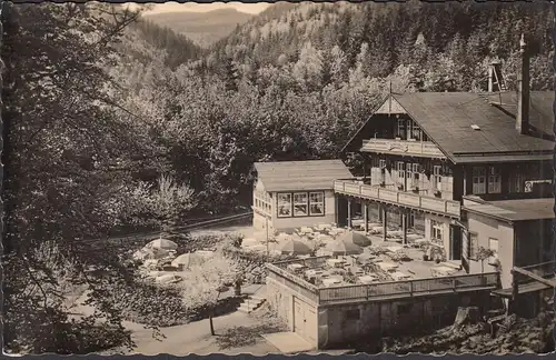 Tabarz, Maison Suisse avec terrasse, incurvée