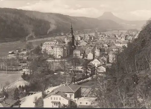 Bad Schandau, Stadtansicht, gelaufen 1975