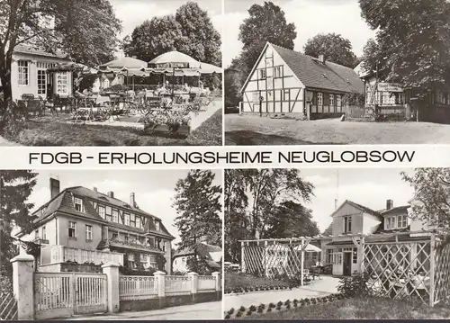 Neuglobsow, FDGB Erholungsheime, ungelaufen