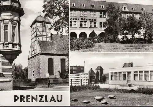 Prenzlau, Kirche, Hotel Uckermark, gelaufen