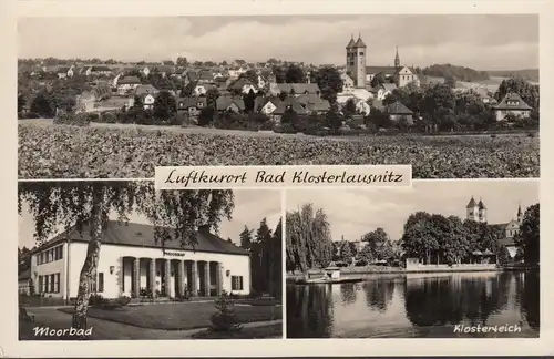 Bad Klosterlausnitz, Moorbad, Klosterteich, Stadtansicht, ungelaufen