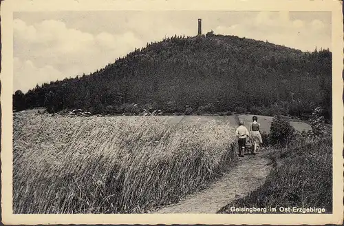 Geisingberg im Ost Erzgebirge, ungelaufen