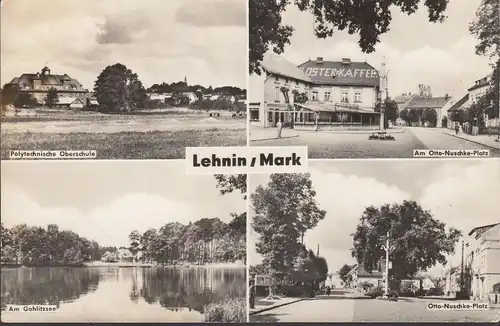 Lehnin, Oberschule, Kloster-Kaffee, Otto-Nuschke-Platz, ungelaufen