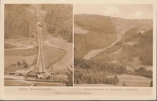 Oberweisbacher Bergbahn, Talstation, Oberne Zumbie, inachevé