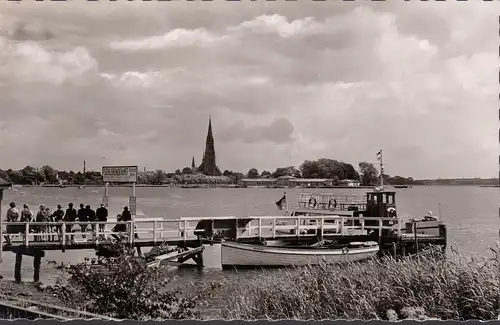 Schleswig, partie au Schlei, écluse, bateau Hans, couru en 1961