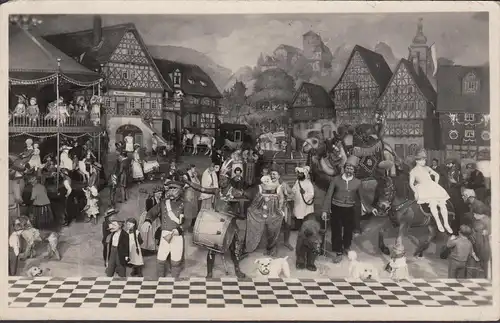 Sonneberg, Spielzeug Museum, Kirmes, gelaufen 1951