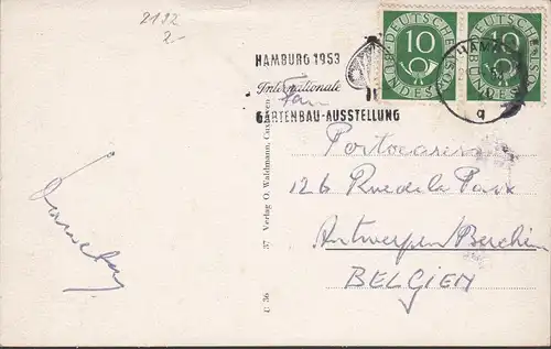 Helgoland, Inselansichten, gelaufen 1953