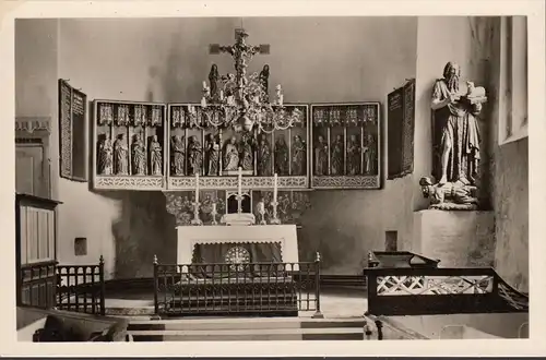 Nieblum, autel de l'église de la Sainte-Marie, incurvé