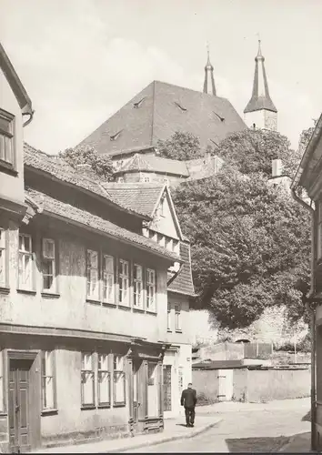 Nordhausen, vue sur la cathédrale, incurvée