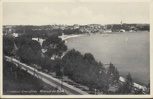 Eckernförde, vue sur la baie, incurvée