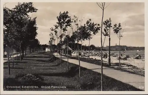 Eckernförde, plage, promenade, couru 1935