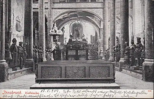 Innsbruck, Hofkirche, Inneres, gelaufen 1904