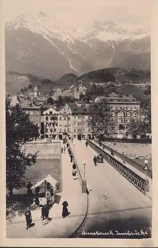 Innsbruck, Innbrücke, Bahnpost, gelaufen 194?