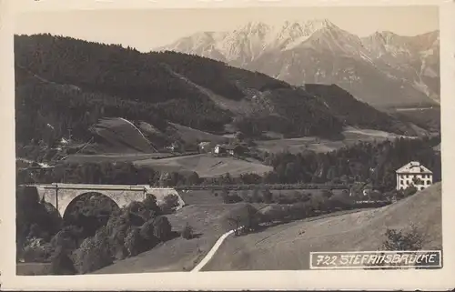 Innsbruck, pont Stefans, incurvé- date 1926