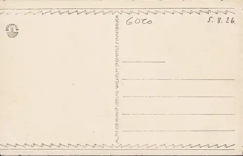 Innsbruck, Stefansbrücke, ungelaufen- datiert 1926