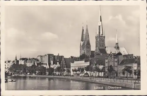 Lübeck, Obertrave, Petri- und Marienkirche, ungelaufen