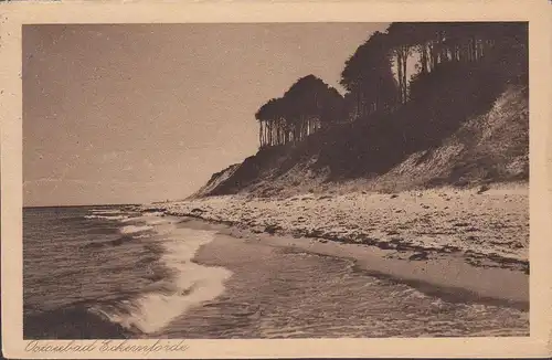 Eckernförde, Steilküste, gelaufen 1925