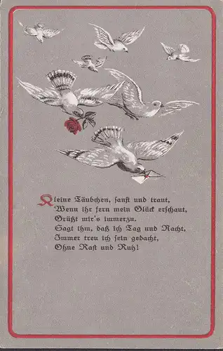 S.V.D Verlag, Kleine Täubchen, sanft und traut, ungelaufen