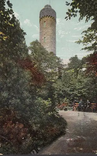 Stuttgart, Hasenberg, Aussichtsturm, gelaufen 1914