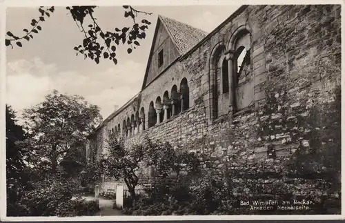 Bad Wimpfen, Arkaden, Nekarseite, gelaufen 1934