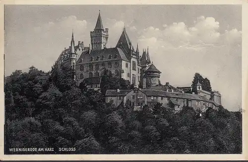 Wernigerode, Schloß, gelaufen 1936