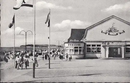 Grömitz, Strandhalle, Tanz, Kabarett, Cafe, Nordpol, gelaufen 1957