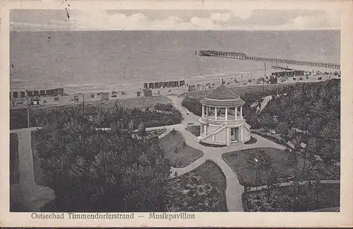 Timmendorfer Plage, pavillon de musique, 1920