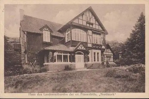 AK Timmendorfer Strand, Haus des Landesverbandes der Frauenhilfe ev, Nordmark, gelaufen 1933