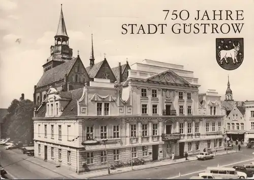 Güstrow, Rathaus, gelaufen 1981