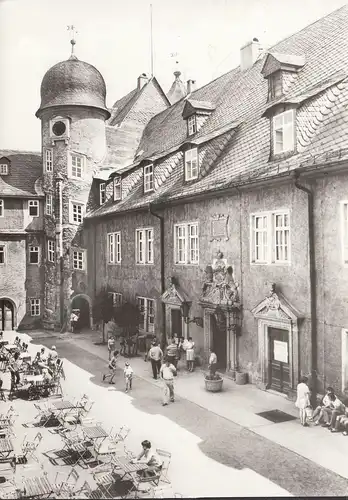 Stolberg, Château, Schlosshof, FDGB-Hotel de loisirs, couru en 1983