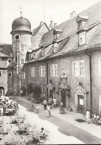 Stolberg, Schloß, Schloßhof, FDGB- Erholungsheim, gelaufen 1983