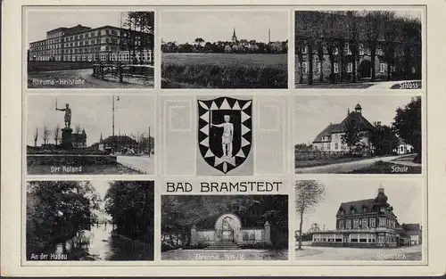 Bad Bramstedt, Rolandseck, Schule, Heilstätte, Roland, gelaufen 1933