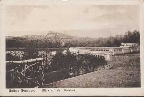 Bad Segeberg, Blick auf den Kalkberg, ungelaufen