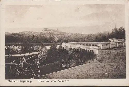 Bad Segeberg, vue sur le Kalkberg et incurvée