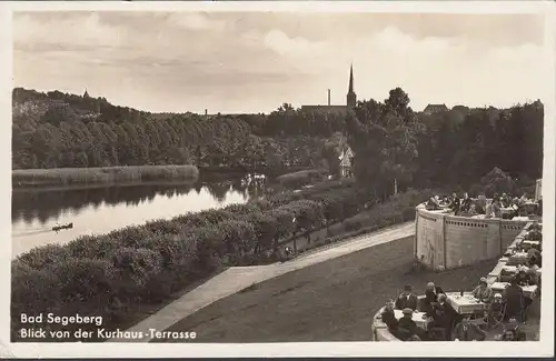 Bad Segeberg, Blick von der Kurhaus Terrasse, gelaufen 1939